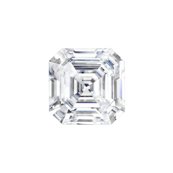 3.00 CT. DEW ASSCHER JEWEL711 MOISSANITE GEMSTONE