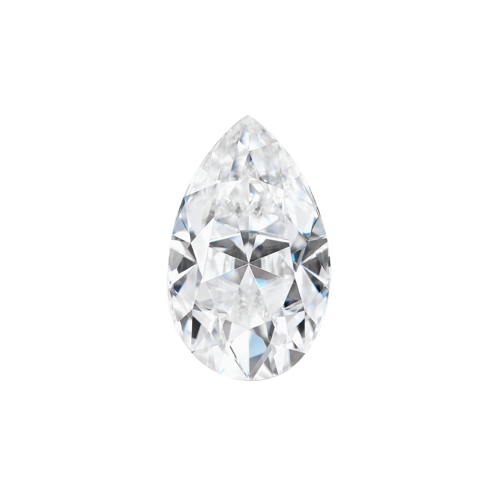 3.00 CT. DEW PEAR JEWEL711 MOISSANITE GEMSTONE