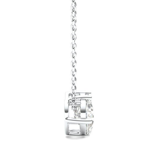 PEAR AND EMERALD TOI ET MOI NECKLACE