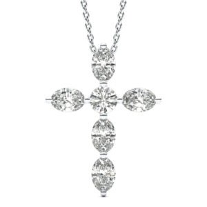 OVAL CROSS PENDANT