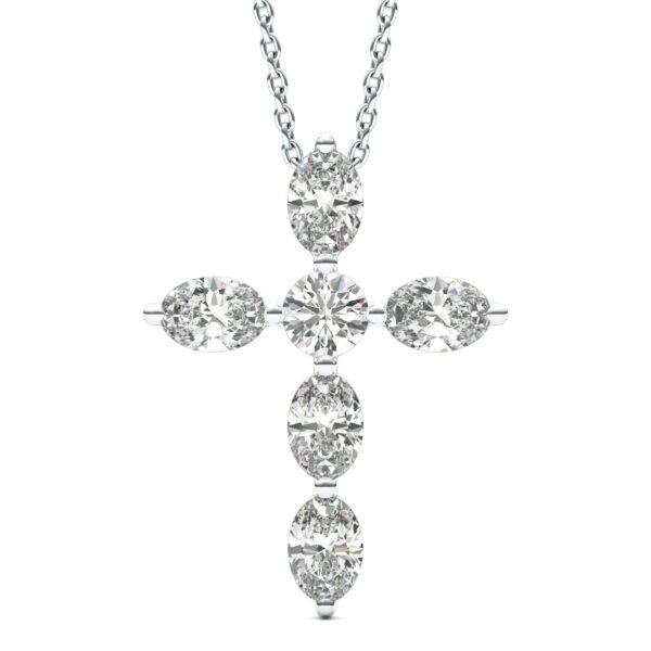 OVAL CROSS PENDANT
