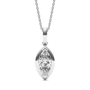 MARQUISE BEZEL ILLUSION PENDANT