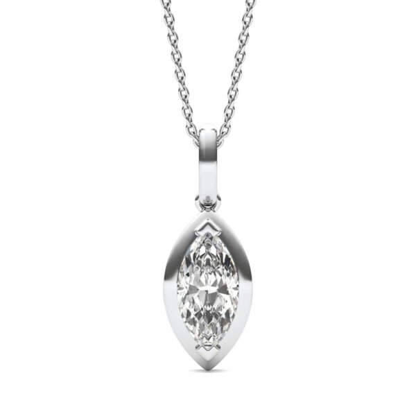 MARQUISE BEZEL ILLUSION PENDANT