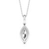 MARQUISE BEZEL ILLUSION PENDANT