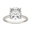 ROUND BRILLIANT SIMPLE SOLITAIRE ENGAGEMENT RING