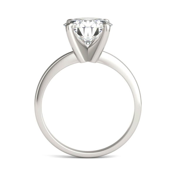 ROUND BRILLIANT SIMPLE SOLITAIRE ENGAGEMENT RING