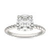 ROUND BRILLIANT CLASSIC ROPE SOLITAIRE