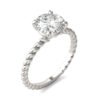 ROUND BRILLIANT CLASSIC ROPE SOLITAIRE