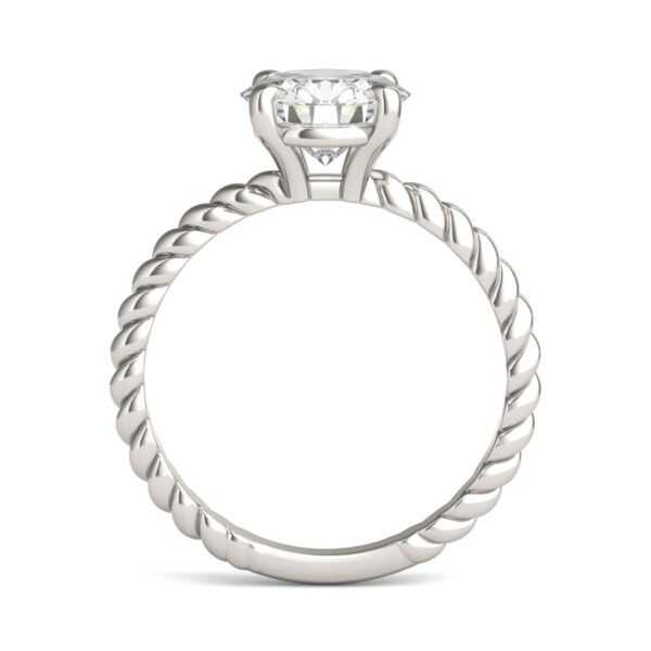 ROUND BRILLIANT CLASSIC ROPE SOLITAIRE
