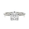 ROUND BRILLIANT CLASSIC ROPE SOLITAIRE