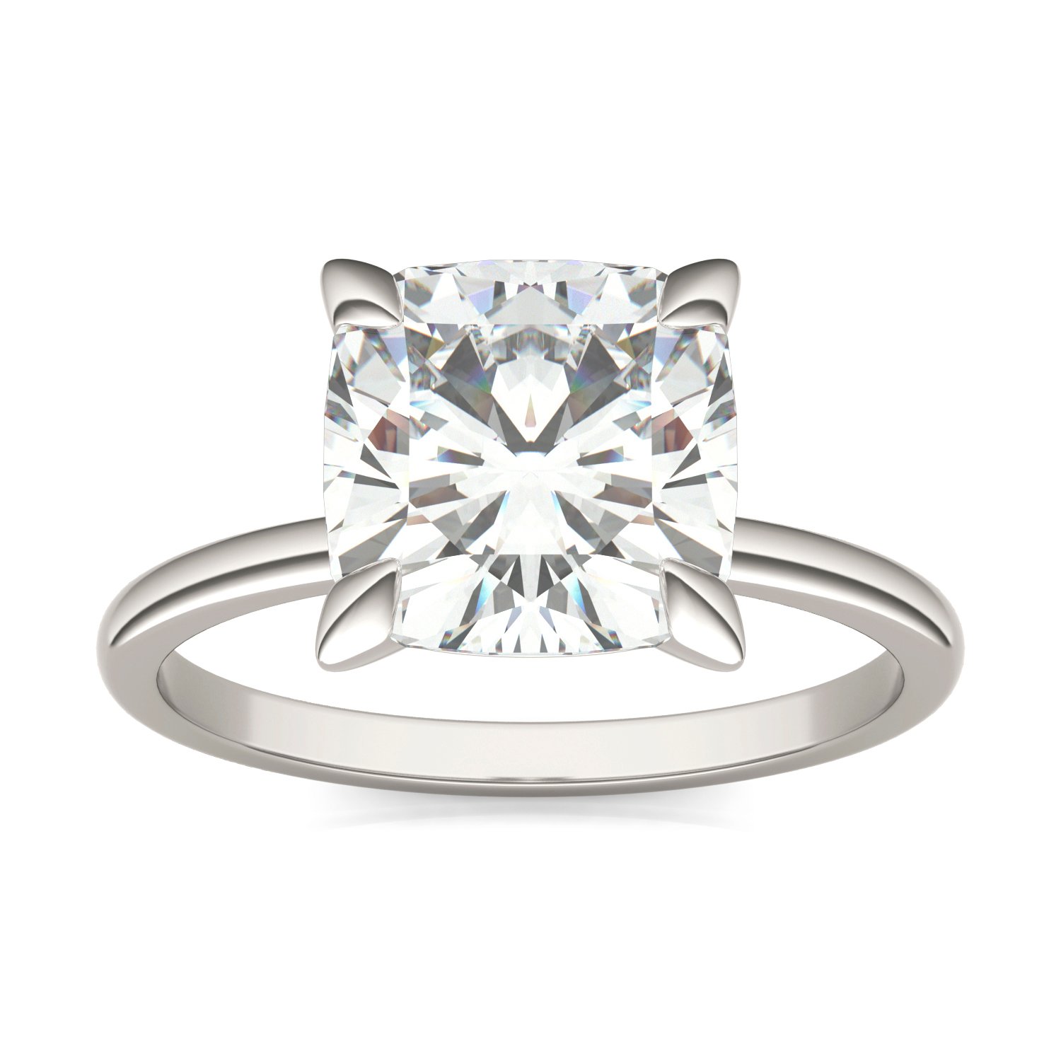 CUSHION CLASSIC SOLITAIRE ENGAGEMENT RING