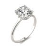 CUSHION HEARTS & ARROWS SIGNATURE SOLITAIRE ENGAGEMENT RING