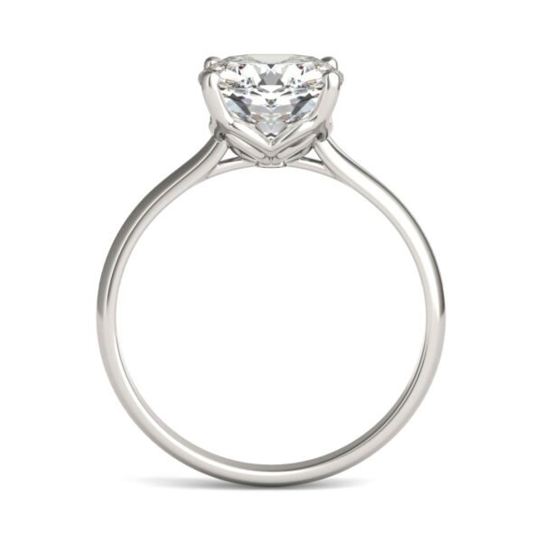 CUSHION HEARTS & ARROWS SIGNATURE SOLITAIRE ENGAGEMENT RING