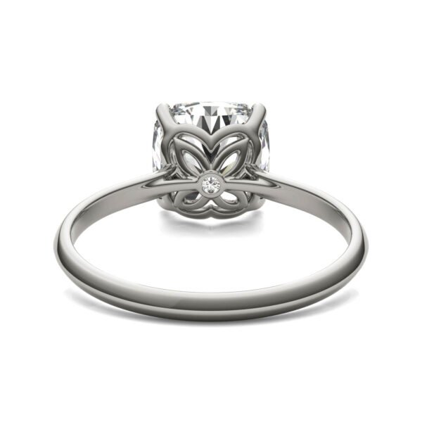CUSHION HEARTS & ARROWS SIGNATURE SOLITAIRE ENGAGEMENT RING