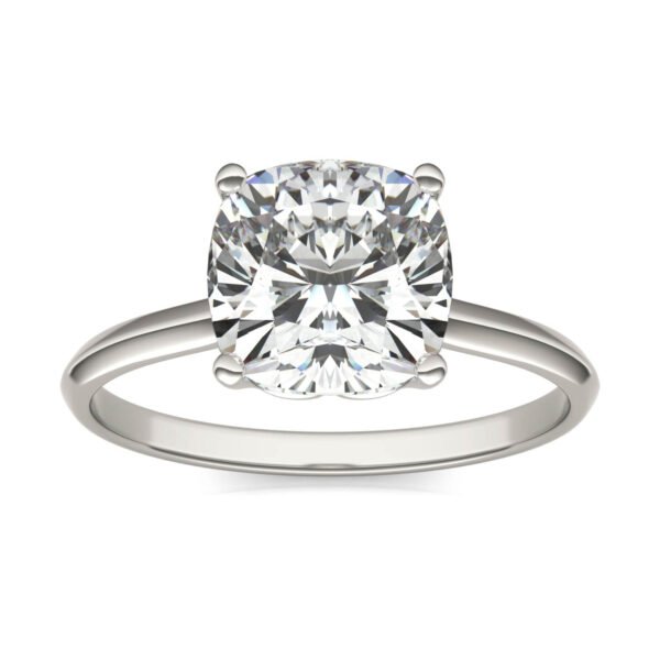 CUSHION SIGNATURE SOLITAIRE ENGAGEMENT RING