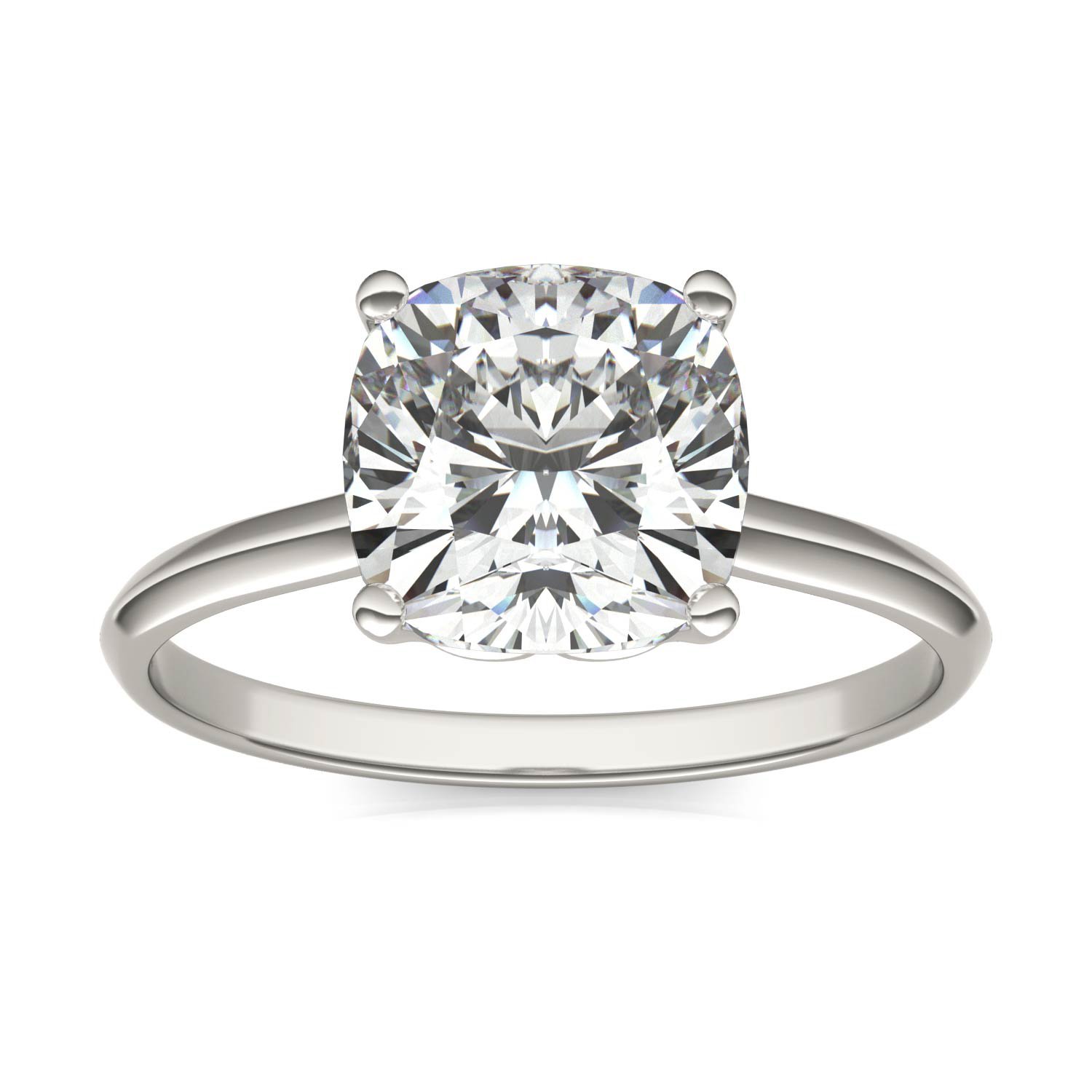 CUSHION SIGNATURE SOLITAIRE ENGAGEMENT RING