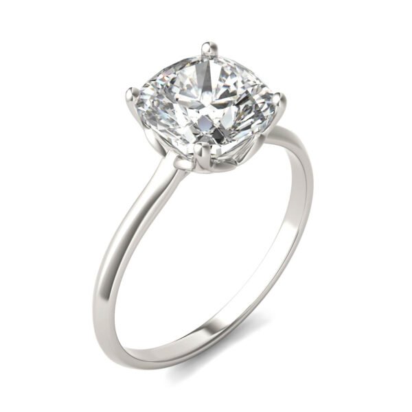 CUSHION SIGNATURE SOLITAIRE ENGAGEMENT RING