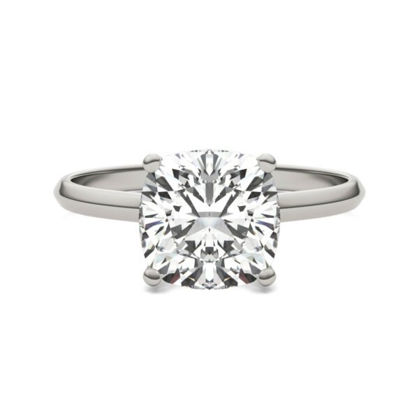 CUSHION SIGNATURE SOLITAIRE ENGAGEMENT RING