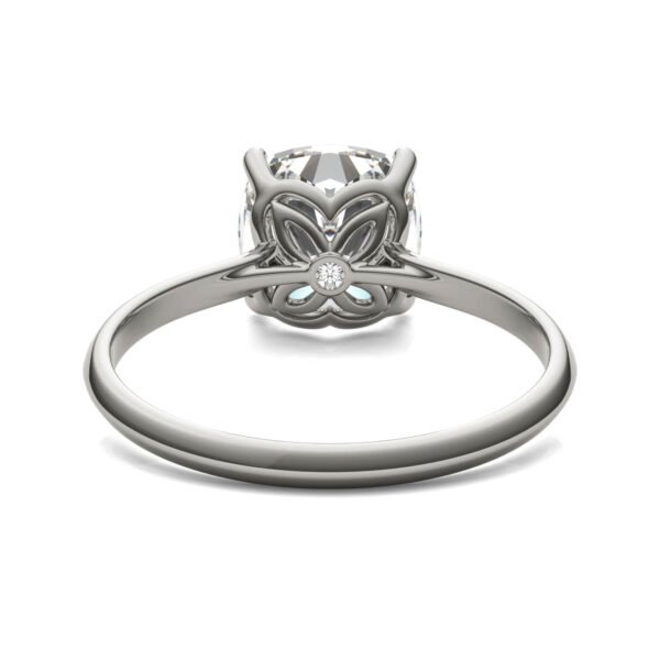 CUSHION SIGNATURE SOLITAIRE ENGAGEMENT RING