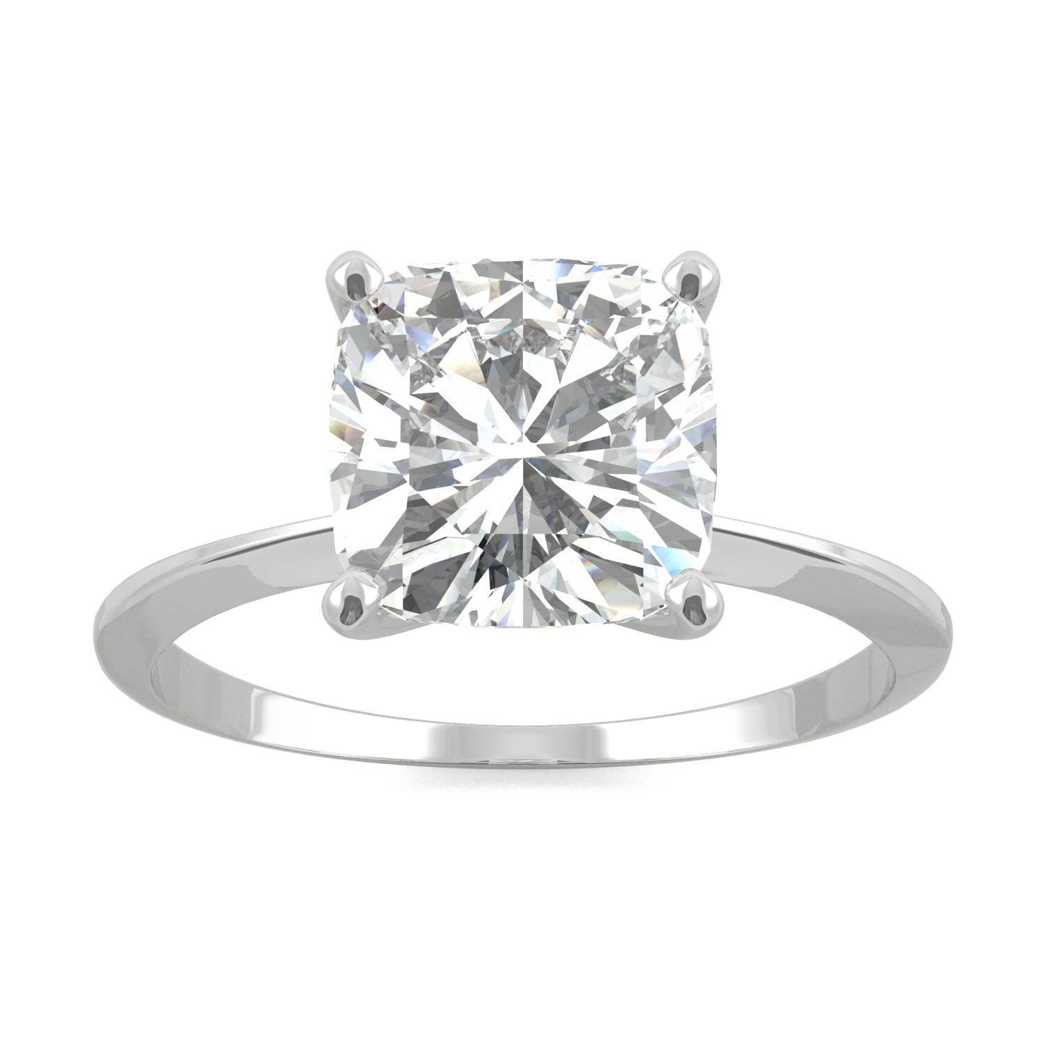 CUSHION TIMELESS SOLITAIRE ENGAGEMENT RING
