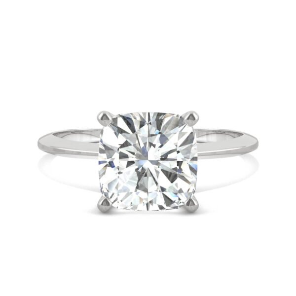 CUSHION TIMELESS SOLITAIRE ENGAGEMENT RING