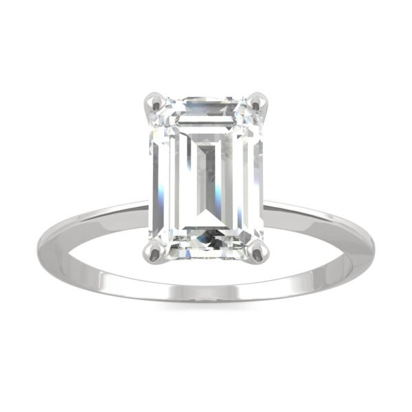 EMERALD TIMELESS SOLITAIRE ENGAGEMENT RING