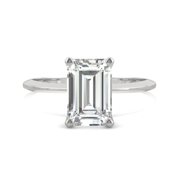 EMERALD TIMELESS SOLITAIRE ENGAGEMENT RING