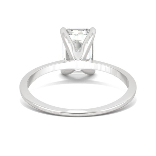 EMERALD TIMELESS SOLITAIRE ENGAGEMENT RING