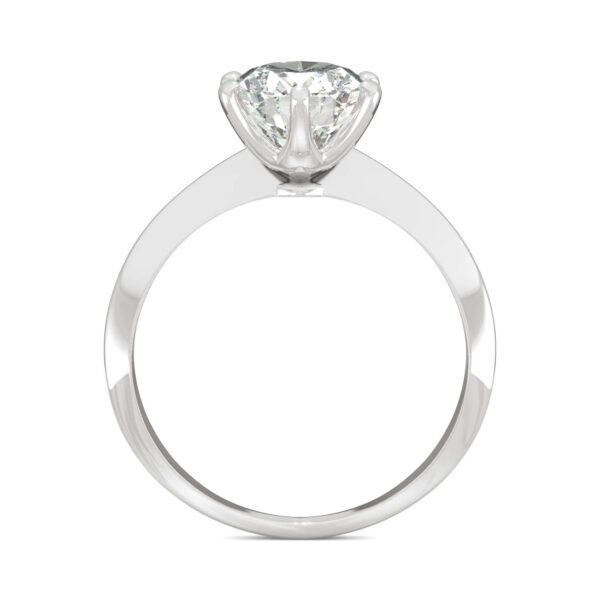 OVAL SIX-PRONG TIMELESS SOLITAIRE ENGAGEMENT RING
