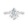 OVAL SIX-PRONG TIMELESS SOLITAIRE ENGAGEMENT RING