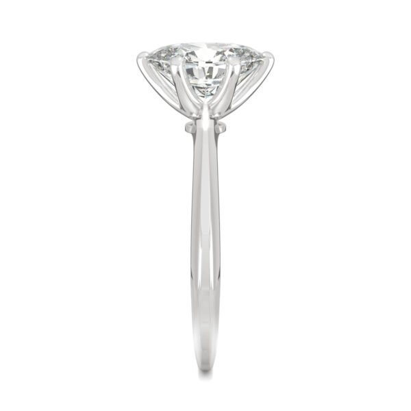 OVAL SIX-PRONG TIMELESS SOLITAIRE ENGAGEMENT RING