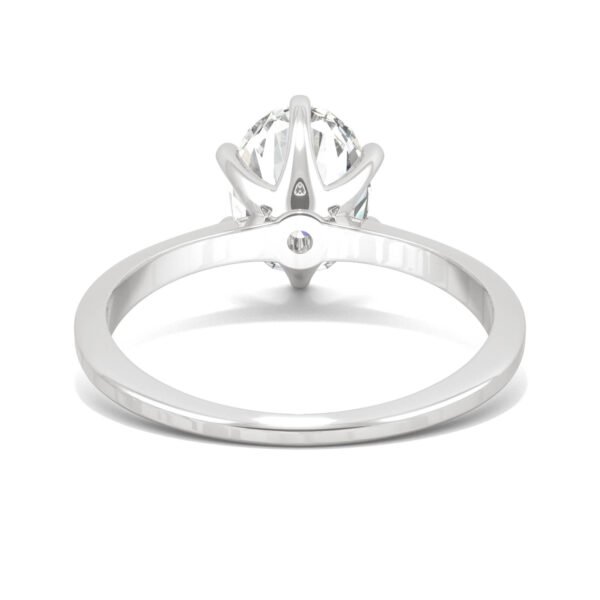 OVAL SIX-PRONG TIMELESS SOLITAIRE ENGAGEMENT RING