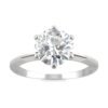 ROUND BRILLIANT SIX-PRONG TIMELESS SOLITAIRE ENGAGEMENT RING