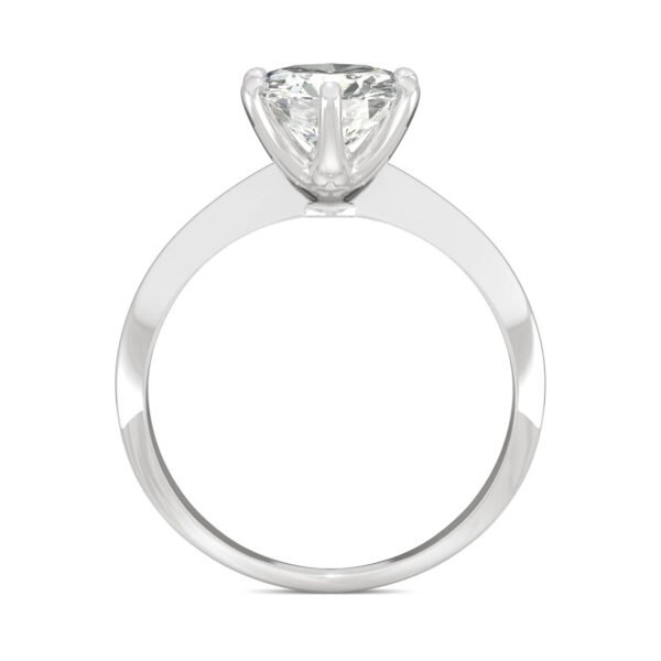 ROUND BRILLIANT SIX-PRONG TIMELESS SOLITAIRE ENGAGEMENT RING