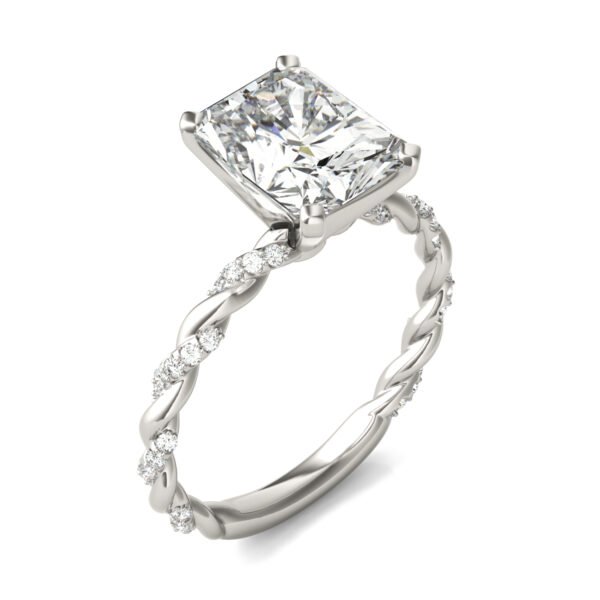 RADIANT ACCENTED ROPE ENGAGEMENT RING