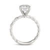 RADIANT ACCENTED ROPE ENGAGEMENT RING