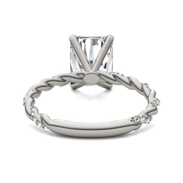 RADIANT ACCENTED ROPE ENGAGEMENT RING