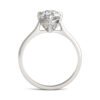 PEAR CLAW PRONG HIDDEN DETAIL ENGAGEMENT RING