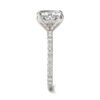 CUSHION MARTINI ACCENTED ENGAGEMENT RING