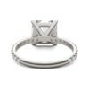 CUSHION MARTINI ACCENTED ENGAGEMENT RING