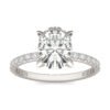 OVAL MARTINI ACCENTED ENGAGEMENT RING