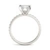 OVAL MARTINI ACCENTED ENGAGEMENT RING