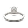 OVAL MARTINI ACCENTED ENGAGEMENT RING