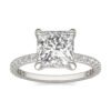PRINCESS MARTINI ACCENTED ENGAGEMENT RING