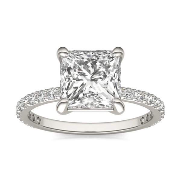 PRINCESS MARTINI ACCENTED ENGAGEMENT RING