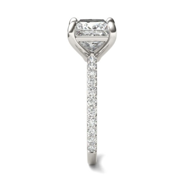 PRINCESS MARTINI ACCENTED ENGAGEMENT RING