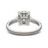 ROUND BRILLIANT LUXE ACCENTED TRELLIS ENGAGEMENT RING