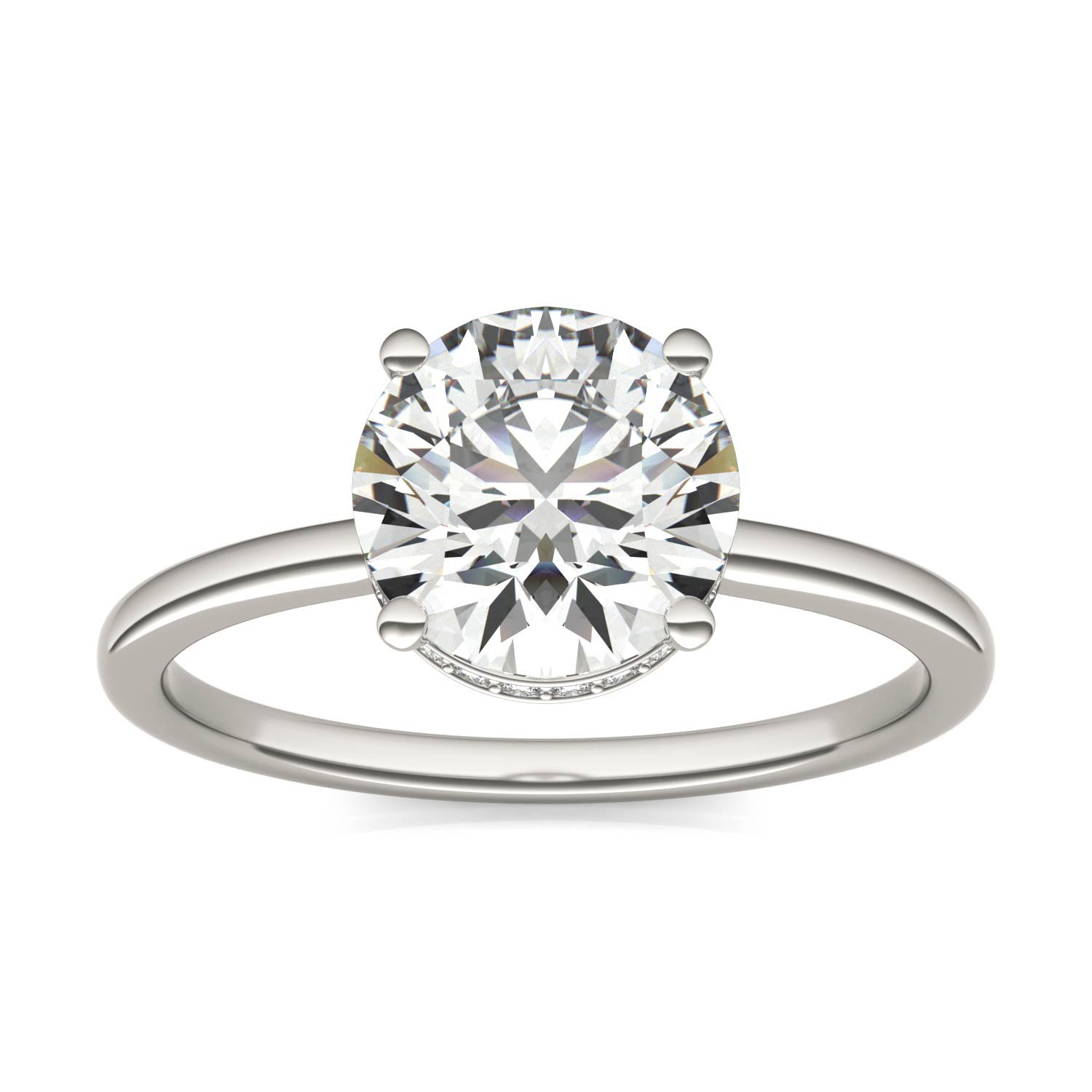 ROUND BRILLIANT ICON ENGAGEMENT RING
