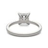 PRINCESS CLASSIC ACCENTED HIDDEN HALO ENGAGEMENT RING
