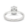 OVAL ETERNAL SIDE-STONE HIDDEN HALO ENGAGEMENT RING